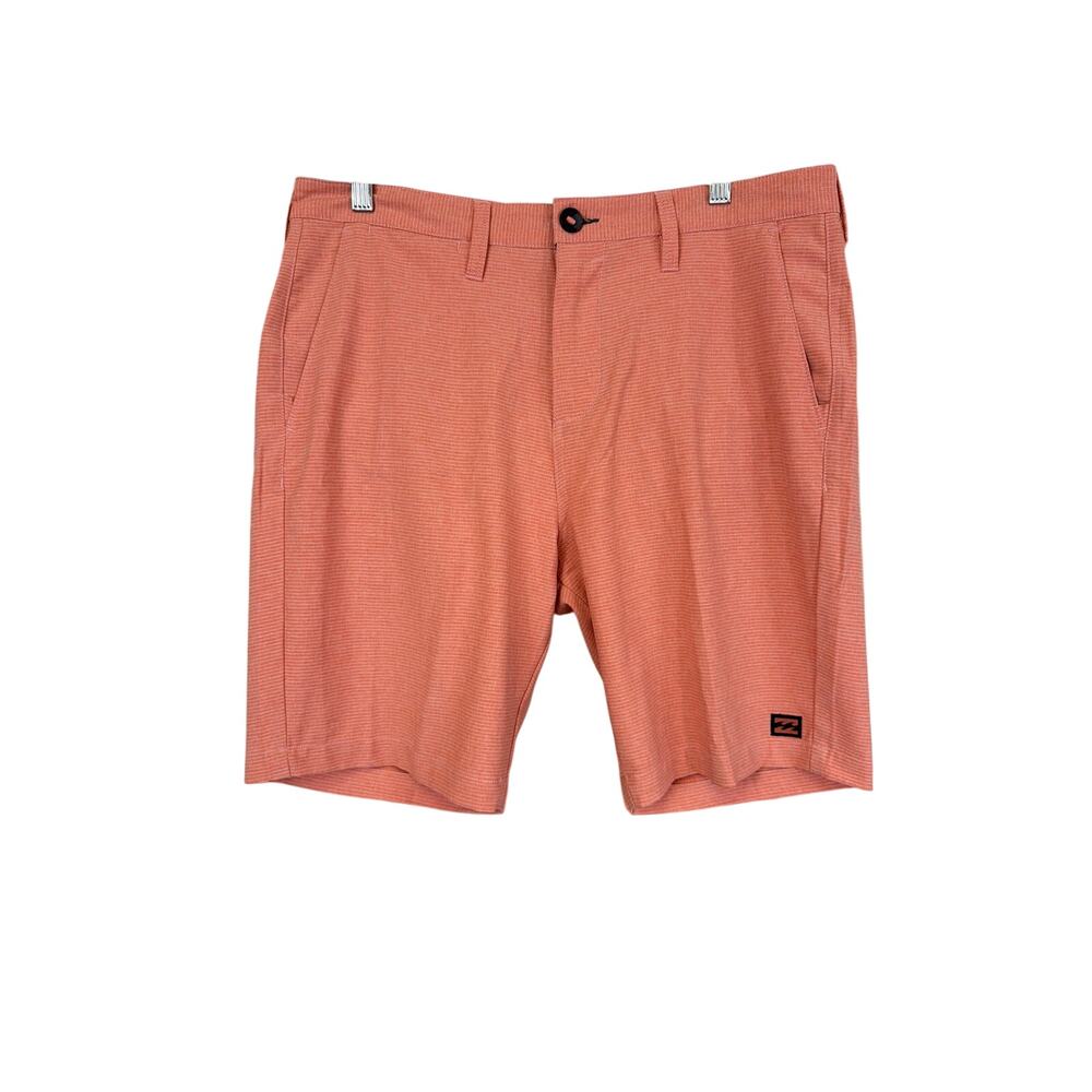 Billabong Orange Stripe Shorts With Pockets Size 33 Crossfire Recycler Short